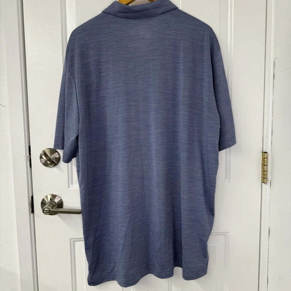 Callaway Polo Shirt‎ Mens Size X Large Blue Opti Dri Fit Golf Short Sleeve